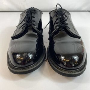 Bates Mens Oxford Dress Shoes Black Round Toe Lace Up Low Top 10.5 E